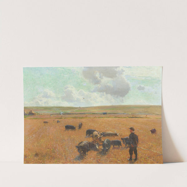 Joe the swineherd by Walter Frederick Osborne