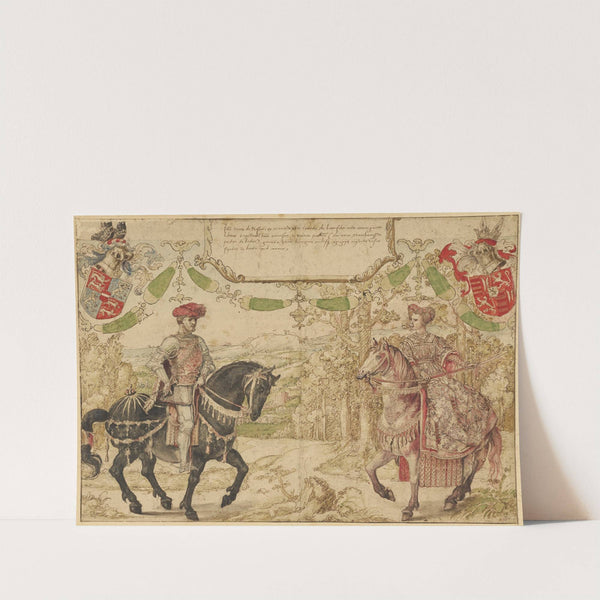 Johan IV van Nassau and His Wife Maria van Loon-Heinsberg (1528–1530) by Bernard van Orley