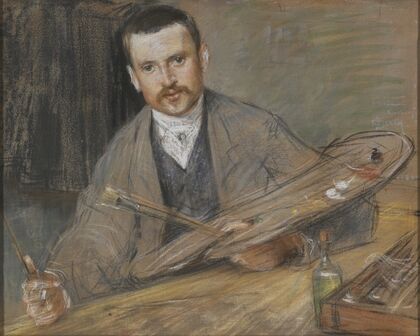 Johan Kindborg, 1861-1907, artist, married to wood engraver Emy Edman