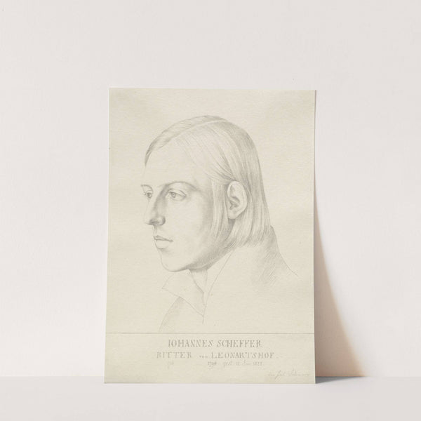 Johann Evangelist Scheffer von Leonhardshoff by Julius Schnorr Von Carolsfeld
