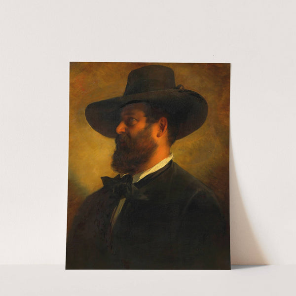 Johann Matthias Ranftl, Maler (1853) by Friedrich von Amerling