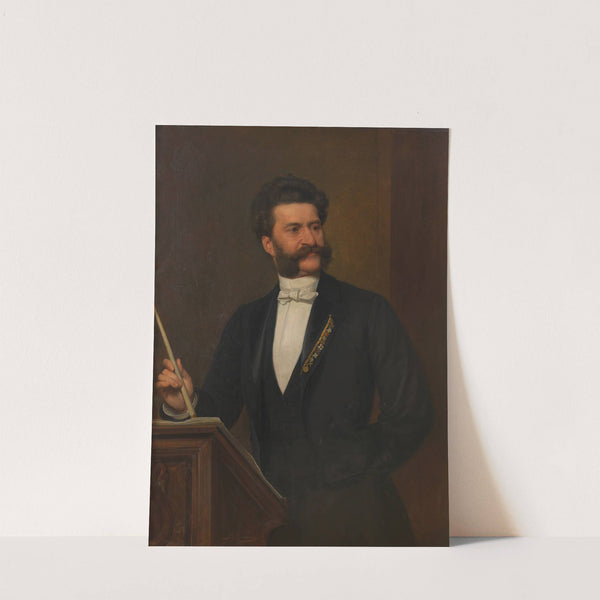 Johann Strauss (Komponist und Dirigent) by August Eisenmenger