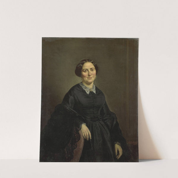 Johanna Christina Beelenkamp (1820-90). Wife of Cornelis Outshoorn by Moritz Calisch