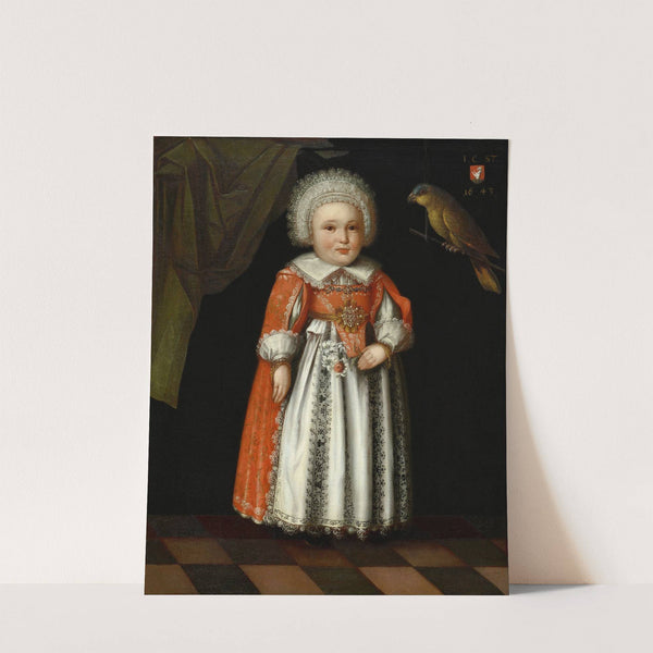Johanna Katharina Steiger, Aged 2 by Albrecht Kauw
