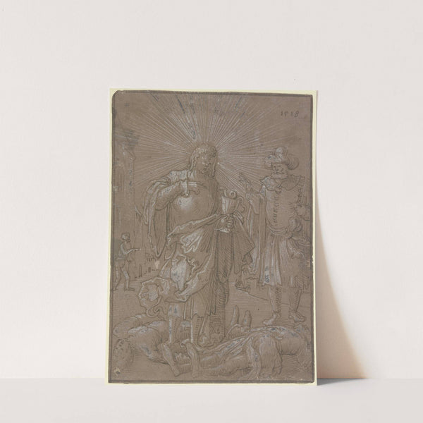 Johannes der Evangelist mit Giftbecher by Wolf Huber