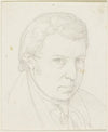 Johannes Veit, Bruder des Malers Philipp, Brustbild nach rechts