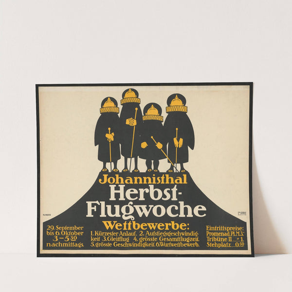 Johannisthal Herbstflugwoche (1910) by Julius Klinger