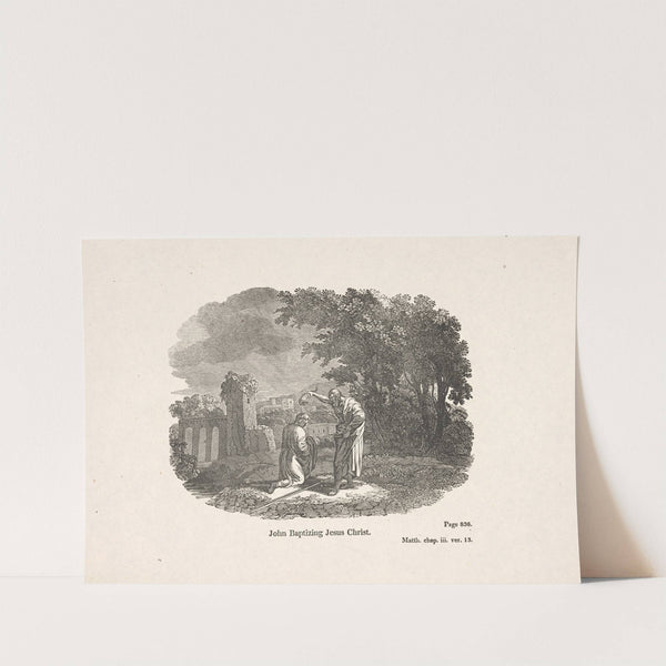 John Baptizing Jesus Christ by Alexander Anderson