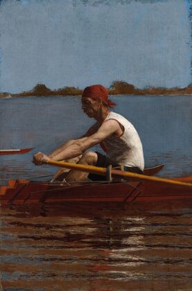 John Biglin in a Single Scull — size preview