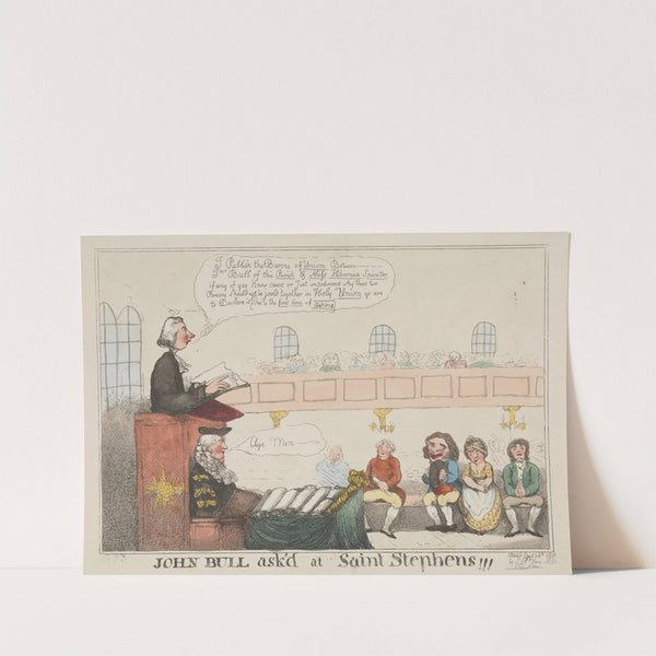 John Bull Ask'd at Saint Stephens by John Cawse