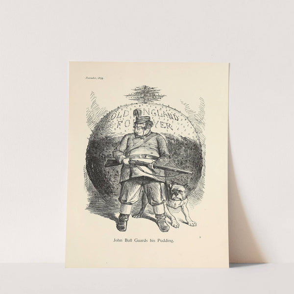 John Bull Guards his Pudding by Sir John Tenniel