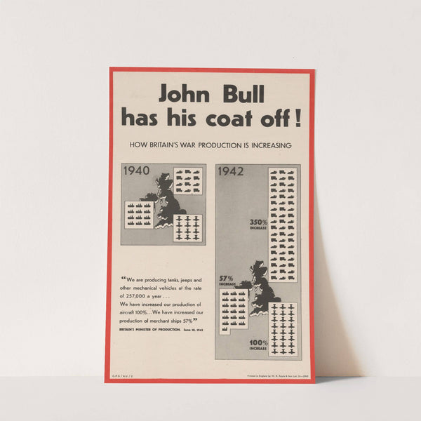 John Bull Has His Coat Off! by Anonymous