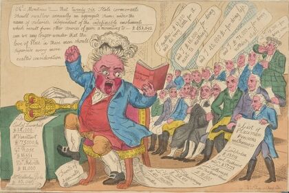 John Bull reading the extraordinary red book (1816) — size preview