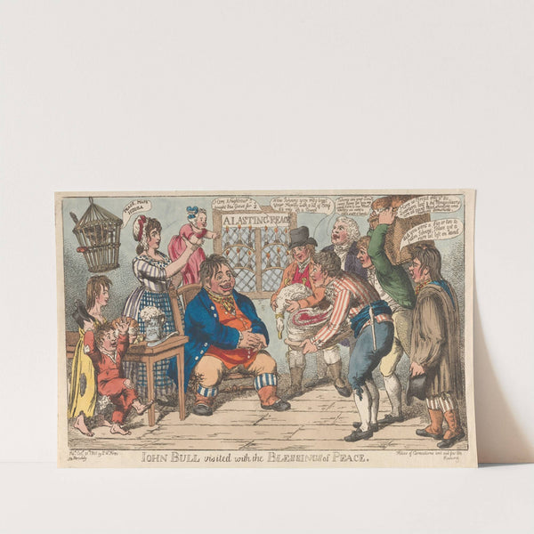 John Bull Visited With the Blessings of Peace by Charles Williams