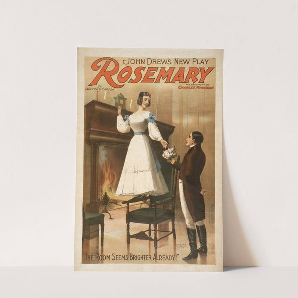 John Drew's new play, Rosemary by Strobridge & Co. Lith.