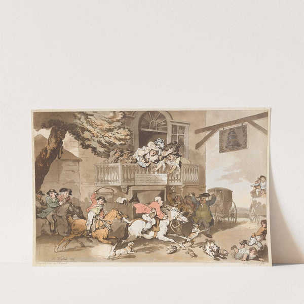 John Gilpin’s return to London (1785) by Thomas Rowlandson