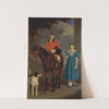 John Gubbins Newton and His Sister, Mary Newton by Robert Burnard