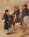 John Hilton, Judge Of The Course At Newmarket; John Fuller, Clerk Of The Course; And John Stevens, A… (ca. 1804)