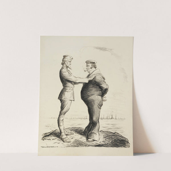 John, if it hadn’t been for that navy of yours, where would we be now (1918) by William Henry Walker