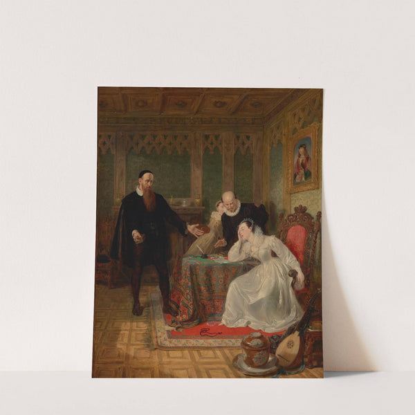 John Knox Admonishing Mary Queen of Scots on the Day when her intention to Marry Darnley had been made Public by Sir William Allan