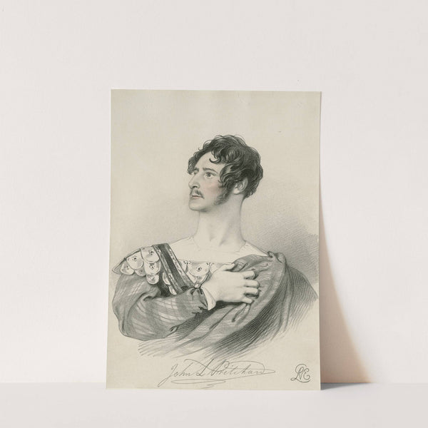 John L. Pritchard as Macduff in Shakespeare’s Macbeth (1838) by Richard James Lane