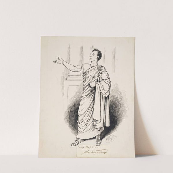 John McCullough as Virginius in Knowle’s tragedy of that name (1881) by Matt Stretch