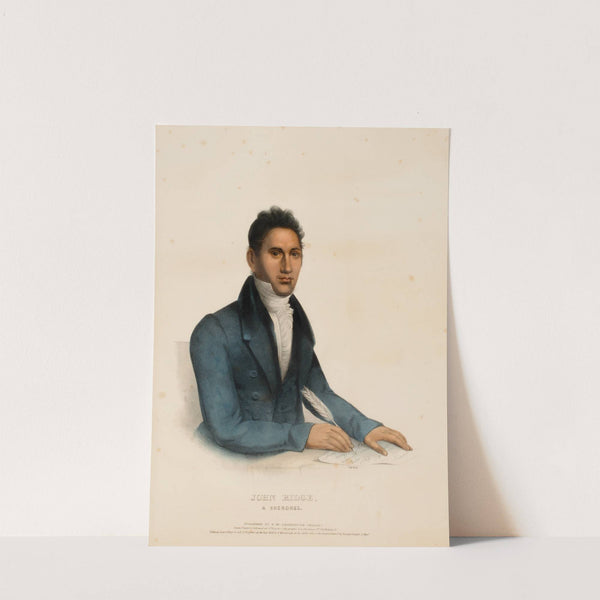 John Ridge, A Cherokee (1838) by Charles Bird King