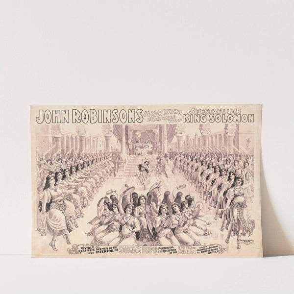 John Robinson’s 10 big shows combined with spectacular King Solomon (1899) by Russell, Morgan & Co.
