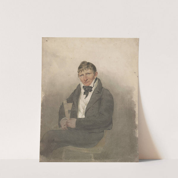 John Rubens Smith, self-portrait by John Rubens Smith