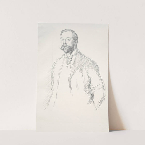 John Singer Sargent (c. 1897) by William Rothenstein