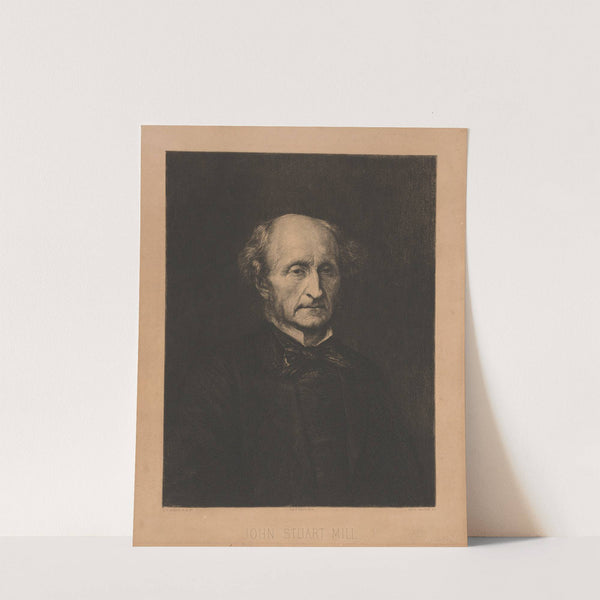 John Stuart Mill (1842-1843) by Paul Adolphe Rajon