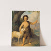 John The Baptist As A Child by Friedrich Hasslwander