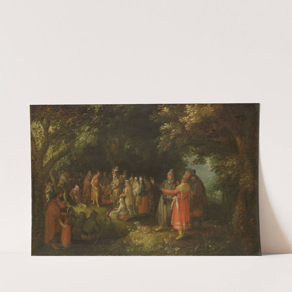 John the Baptist Preaching by David Vinckboons