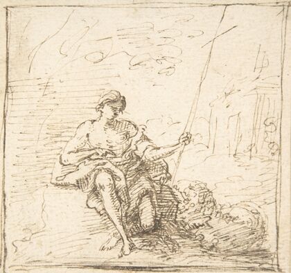 John the Baptist with a Lamb in the Wilderness