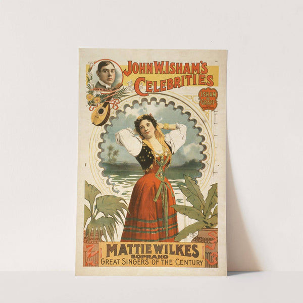 John W. Isham's celebrities by Strobridge & Co. Lith.