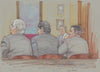 John William ‘Bill’ King, seated at defense table during jury selection at his trial for the murder of James Byrd, Jr
