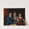 Jonathan Trumbull, Jr. with Mrs. Trumbull (Eunice Backus) and Faith Trumbull by John Trumbull