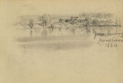 Jones landing, James river, 1864