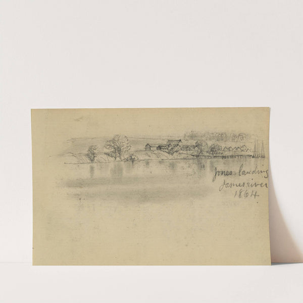 Jones landing, James river, 1864 by Alfred Rudolph Waud