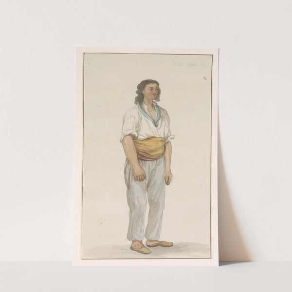 Jongen in herberg op Malta (1778) by Abraham-Louis-Rodolphe Ducros