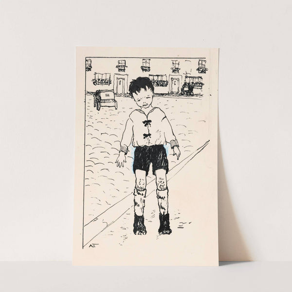 Jongen met geschaafde knieën (1925) by A. Tinbergen