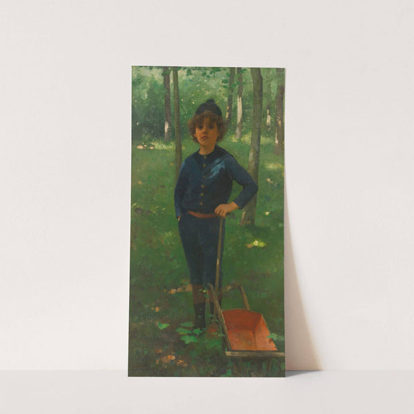 Jongen Met Zijn Kruiwagen by Willem Witsen