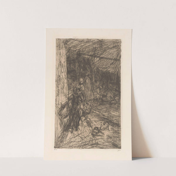 Jongen op een ezel (1889) by Marius Bauer