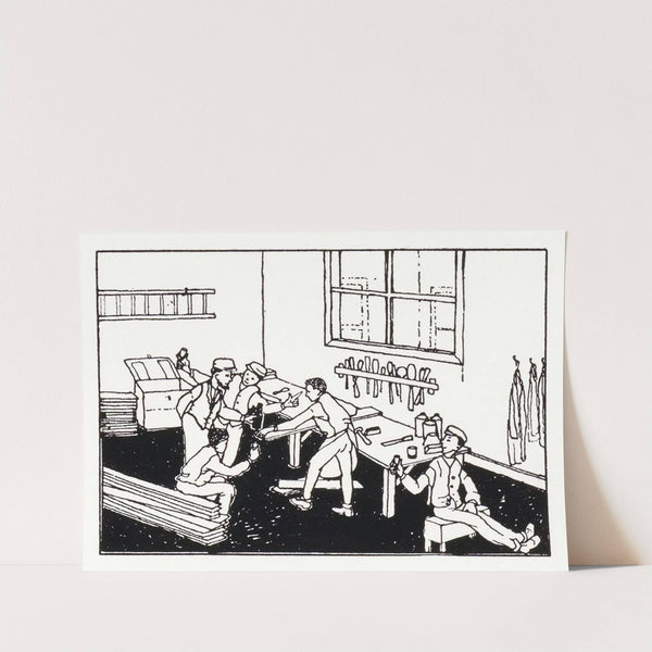 Jongens bij een werkbank (1878) by Julie de Graag