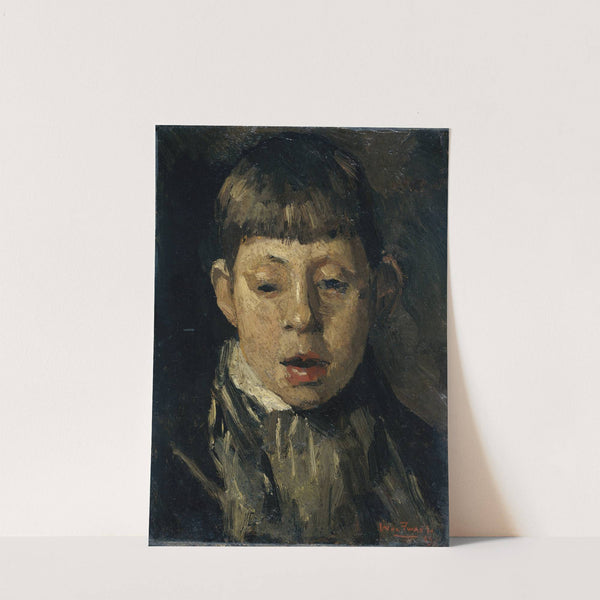 Jongenskop by Willem de Zwart