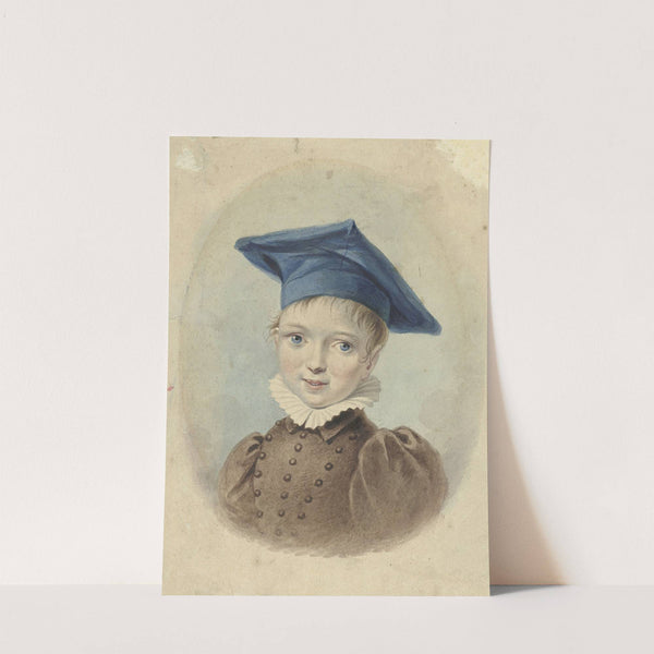 Jongetje met een blauwe baret by Johannes Hari