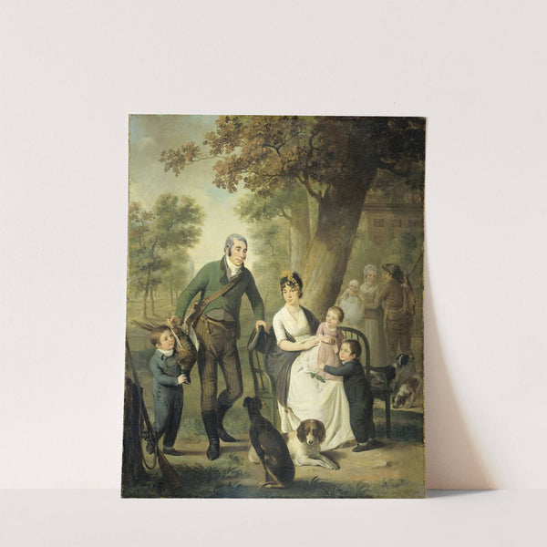 Jonkheer Gysbert Carel Rutger Reinier van Brienen van Ramerus(1771-1821), with his Wife and four of their Children (1804) by Adriaan de Lelie