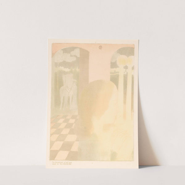 Jonkvrouw wacht op haar geliefde ridder (1899) by Maurice Denis