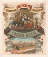 Jos. Schlitz brewing company, Milwaukee lager beer (1878)