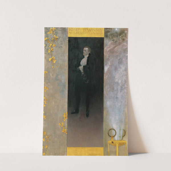 Josef Lewinsky als Carlos in Clavigo by Gustav Klimt